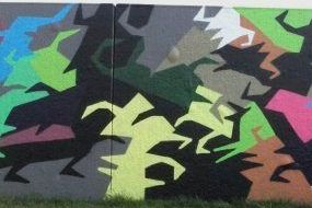 Abstract graffiti @ Katwijk
