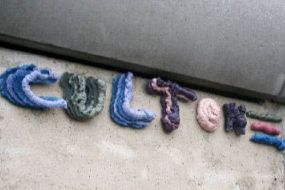 Cultone with foam letters 2006