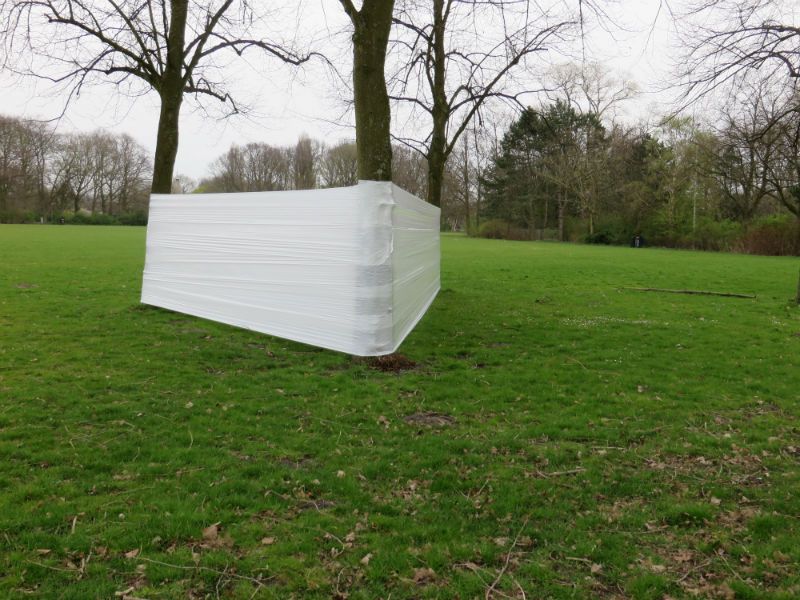 Plastic wall @ The Hague Zuiderpark 2017